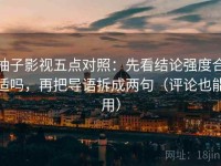 柚子影视五点对照：先看结论强度合适吗，再把导语拆成两句（评论也能用）