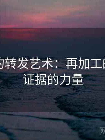 韩漫屋的转发艺术：再加工的力量与证据的力量
