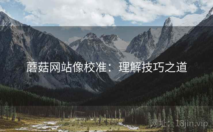 蘑菇网站像校准:理解技巧之道 蘑菇网站像校准:理解技巧之道